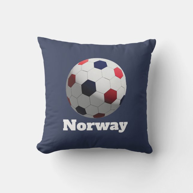 Norway soccer kudde (Framsida)