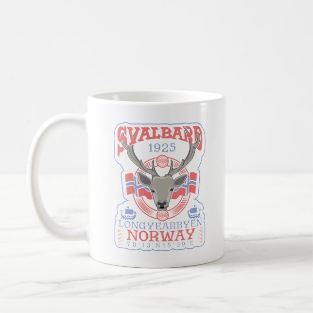 NORWAY SVALBARD LONGYEARBYEN - SVALBARD REINDEER KAFFEMUGG (Vänster)