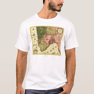 NorwayPanoramic MapNorway T Shirt