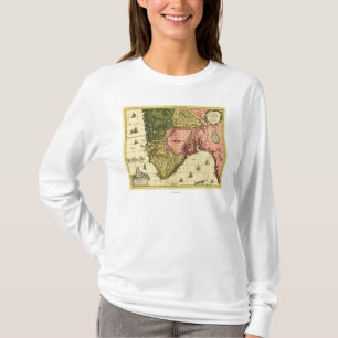 NorwayPanoramic MapNorway Tee Shirt