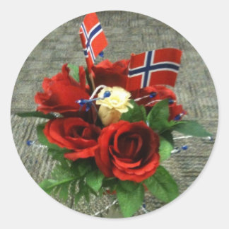 NORWAYROSE RUNT KLISTERMÄRKE