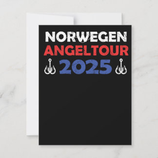 Norwegen Angeltour 2025 Angeltrip Geschenkidee Kort