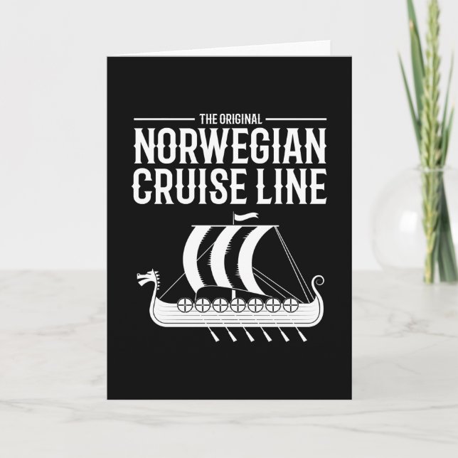 Norwegian Cruise Line Vikings Nordic Kort (Framsida)