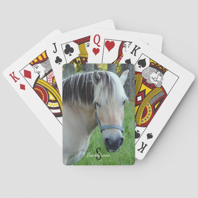 Norwegian Fjord Horse Playing cards Casinokort (Baksidan)