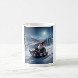 Norwegian Nisse Sledding, Coffee Mug Kaffemugg