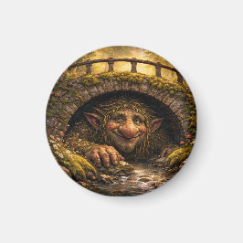 Norwegian Troll Hiding Under Bridge, Magnet