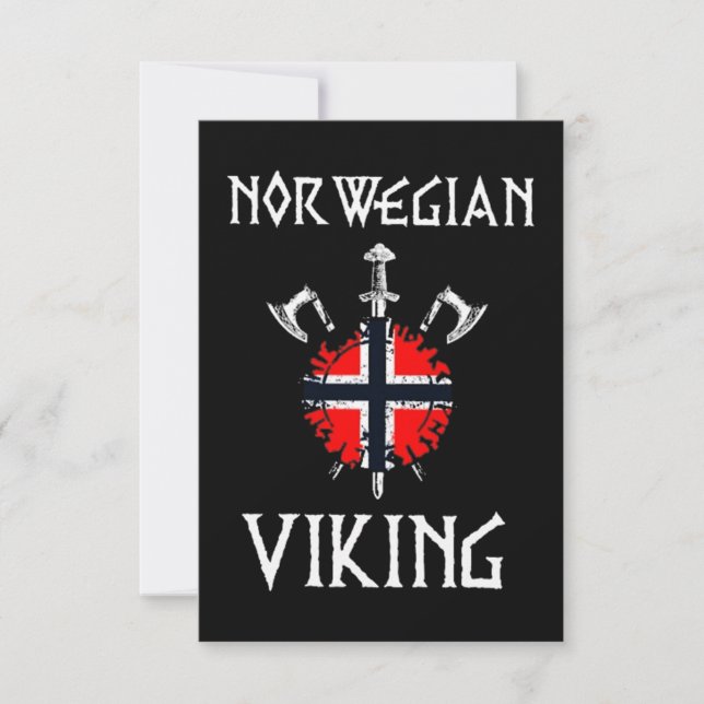 NORWEGIAN VIKING KORT (Framsida)