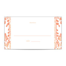 Norwich Bröllop Bord Placecard