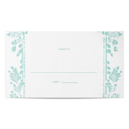 Norwich Bröllop Bord Placecard Placeringskort