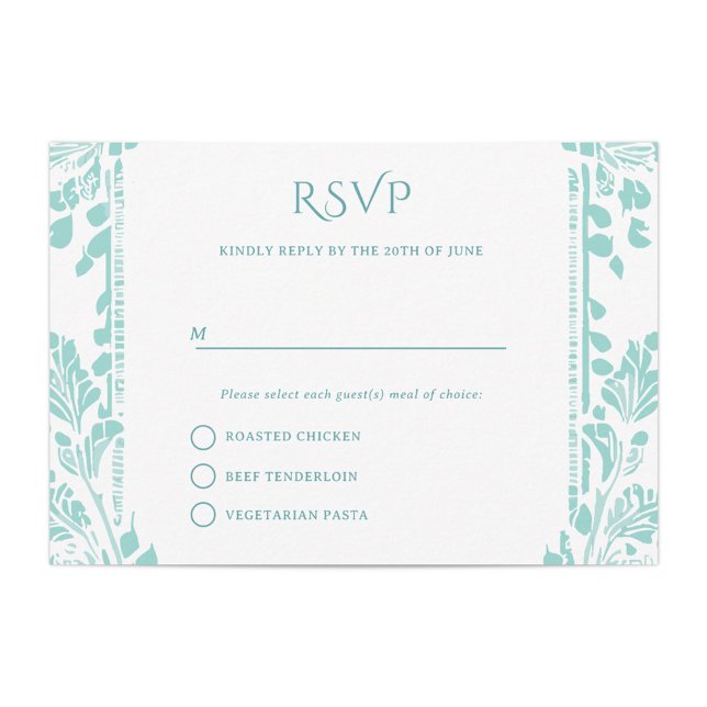 Norwich-Bröllop OSA Kort (Traditional and customizable RSVP text)