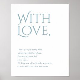 Norwich Bröllop Tack för att delta i signatur Poster