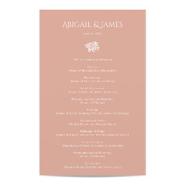 Norwich-Bröllopsprogram