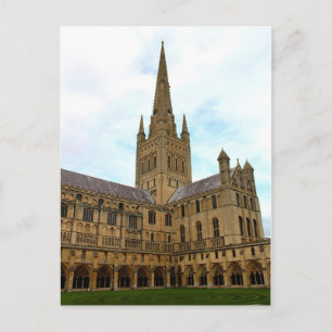 Norwich Cathedral Norfolk. Vykort