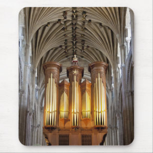 Norwich domkyrkaorgan och takmousepad musmatta