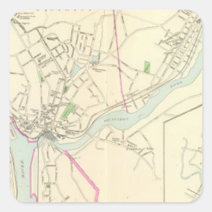 Norwich Fyrkantigt Klistermärke