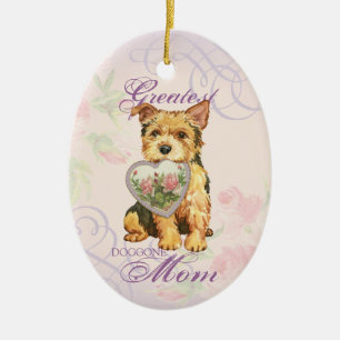 Norwich Heart Mamma Ceramic Ornament