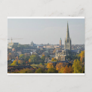 Norwich höstvykort vykort
