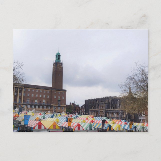 Norwich kommun vykort (Framsida)