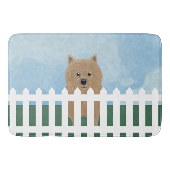 Norwich Terrier Bath Mat Badrumsmatta (Framsidan)