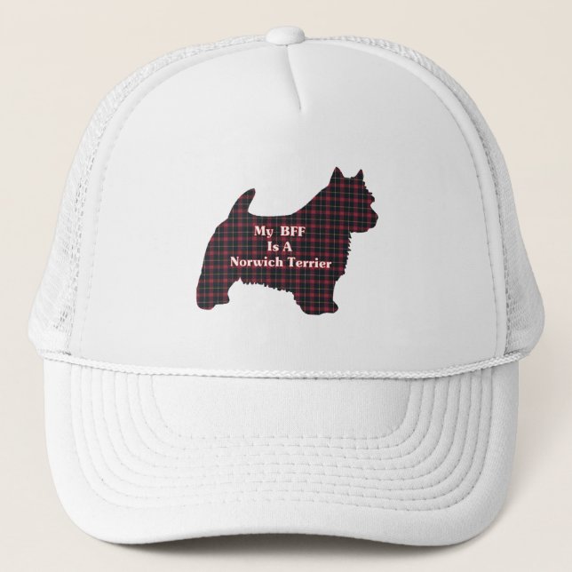 Norwich Terrier BFF Hat Keps (Framsida)