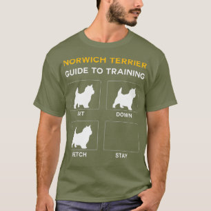 Norwich Terrier Guide to Training Hund Obedience T Shirt