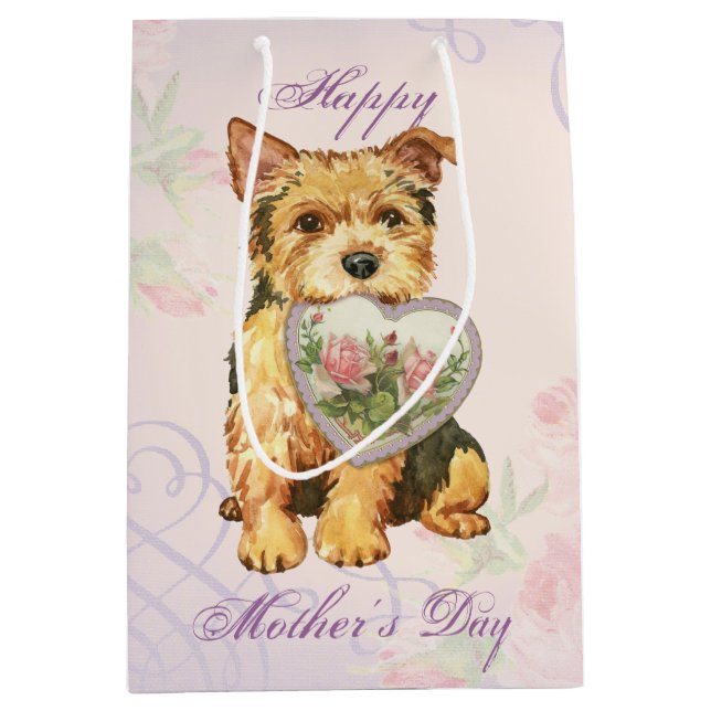 Norwich Terrier Heart Mamma (Framsidan)