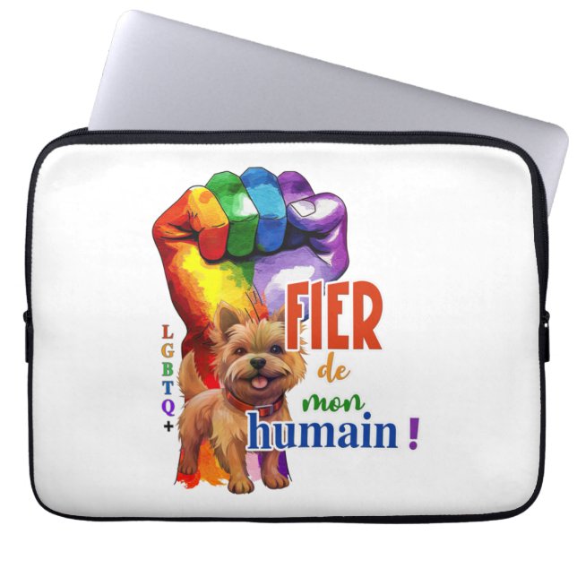 Norwich Terrier hund Laptop Fodral (Framsidan)