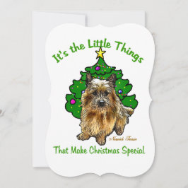 Norwich Terrier-jul Julkort