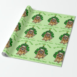 Norwich Terrier-jul Presentpapper