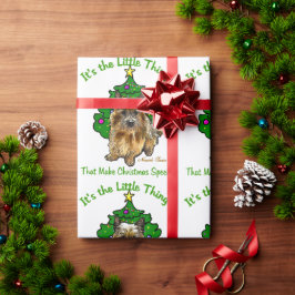 Norwich Terrier-jul Presentpapper