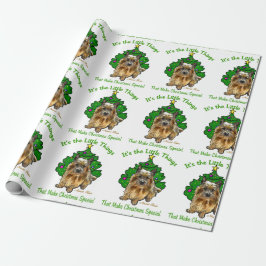 Norwich Terrier-jul Presentpapper