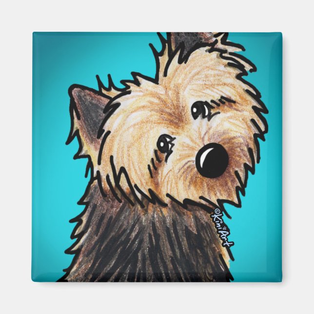 Norwich Terrier Magnet (Framsidan)