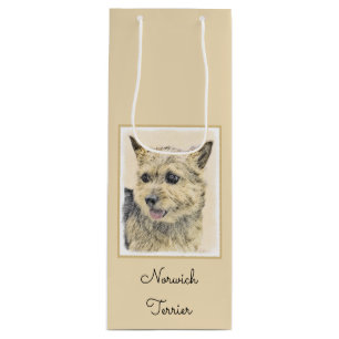 Norwich Terrier-målning - Cute Original Hund Art