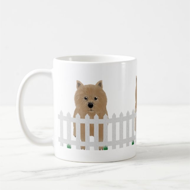 Norwich Terrier Mugg (Vänster)