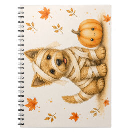 Norwich Terrier-mumie Halloween Anteckningsbok