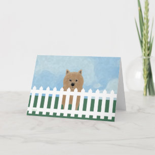 Norwich Terrier Note Card Kort