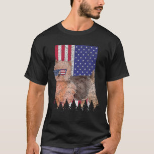 Norwich Terrier Patriotic Hund USA Pride American T Shirt