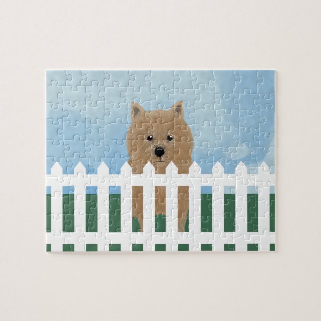Norwich Terrier Puzzle Pussel (Horisontell)