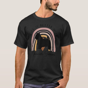 Norwich Terrier Rainbow Hund Mamma T Shirt