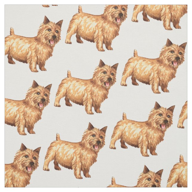Norwich Terrier Tyg (Provkarta)