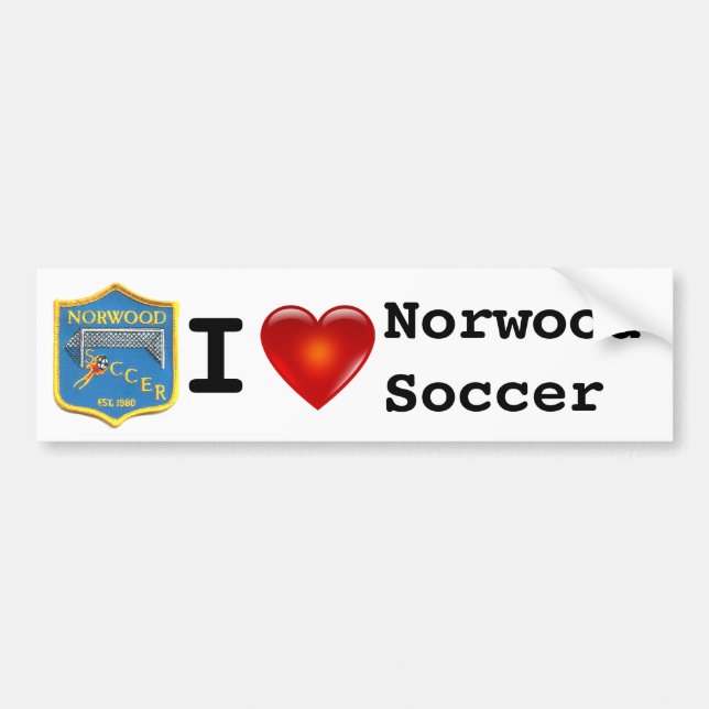 Norwood fotbollbildekal bildekal (Framsidan)