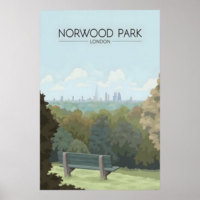 Norwood Park London Resemål Poster (Framsidan)