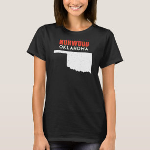 Norwood USA State America Travel Oklahoman T Shirt