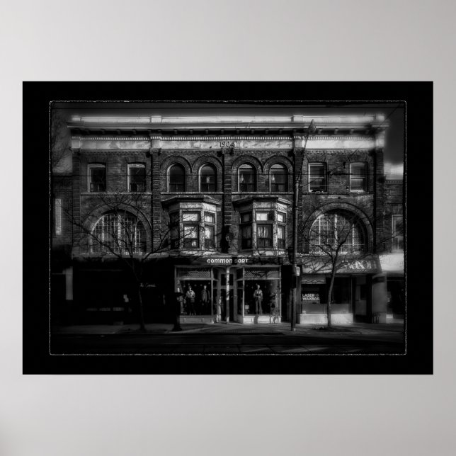 Nos 758 - 766 Queen St E 4 med kant Poster (Framsidan)