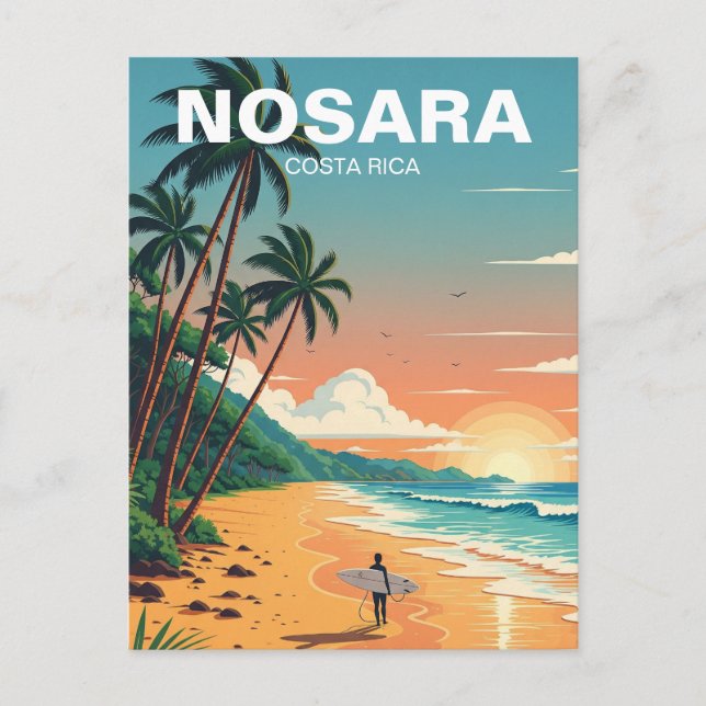 Nosara Costa Rica Resa Vykort (Framsida)