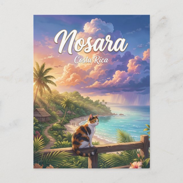 Nosara Costa Rica Vykort (Framsida)