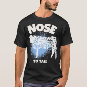 Nose to Svan Cow Carnivar Keto Paleo Diet T Shirt