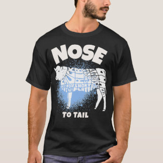 Nose to Svan Cow Carnivar Keto Paleo Diet T Shirt