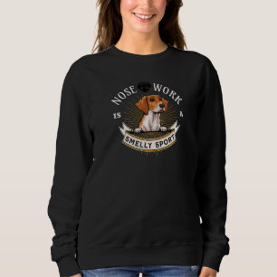 Nose Work är en illaluktande hundsport Harrier säl T Shirt