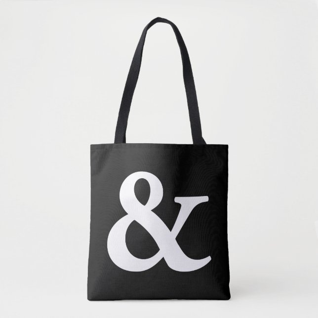 Nosetouch Press Ampersand Tote Bag Tygkasse (Framsida)